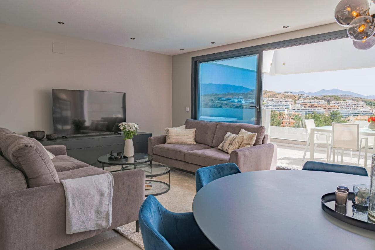 Apartmán Magnificent Frontline Golf Penthouse In Navigolf La Cala De Mijas Exteriér fotografie