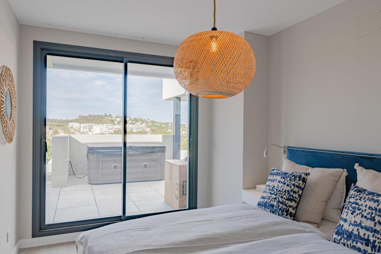 Apartmán Magnificent Frontline Golf Penthouse In Navigolf La Cala De Mijas Exteriér fotografie